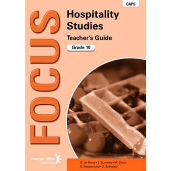 DIGITAL - Focus Hospitality Studies Grade 10 Teacher's Guide ePDF (1-year licence) - ISBN 9780636188457