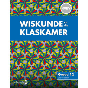 DIGITAL - Wiskunde vir die Klaskamer Graad 12 Leerdersboek Epdf (1-Year Licence) - ISBN 9780796254597