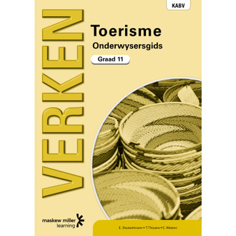 DIGITAL - Verken Toerisme Graad 11 Onderwysersgids Epdf (1-Year Licence) - ISBN 9780636174115