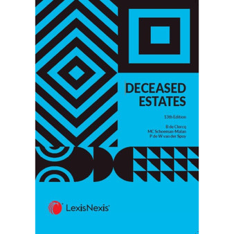 Deceased Estates (13th edition) - ISBN 9780639015989
