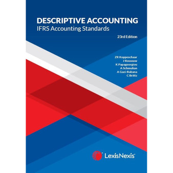DIGITAL - Descriptive Accounting: IFRS Accounting Standards (23rd edition) (eBook) - ISBN 9780639016771