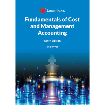 DIGITAL - Fundamentals of Cost and Management Accounting (9th edition) (eBook) - ISBN 9780639009759