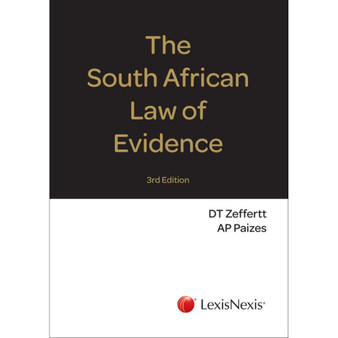 The South African Law of Evidence (3rd edition) - ISBN 9780409125702