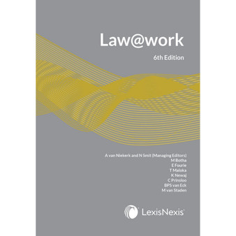 Law@work (6th edition) - ISBN 9781776177080