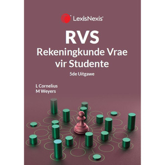 RVS Rekeningkunde Vrae vir Studente (5de uitgawe) - ISBN 9780639016207