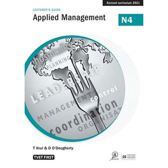 TVET First Applied Management N4 Lecturer's Guide - ISBN 9781430808329