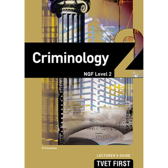 TVET First Criminology NQF Level 2 Lecturer's Guide - ISBN 9781920248819