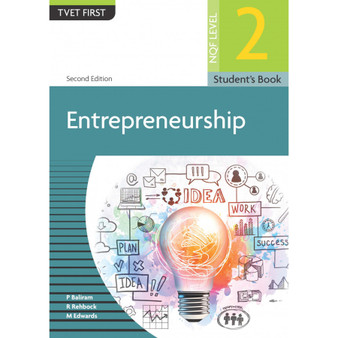 TVET First Entrepreneurship NQF Level 2 Student's Book (2nd edition) - ISBN 9781779971289