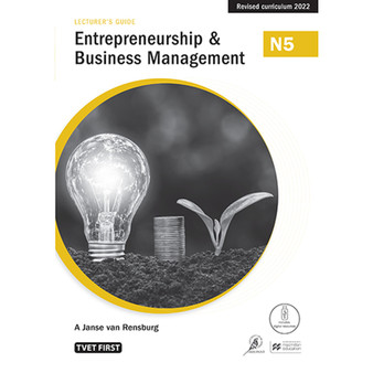 TVET First Entrepreneurship and Business Management N5 Lecturer's Pack - ISBN 9781430810124