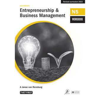 TVET First Entrepreneurship and Business Management N5 Workbook - ISBN 9781430812111
