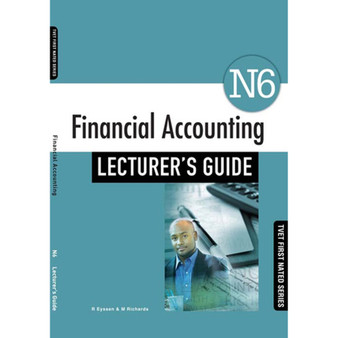 TVET First Financial Accounting N6 Lecturer's Guide - ISBN 9781430805601