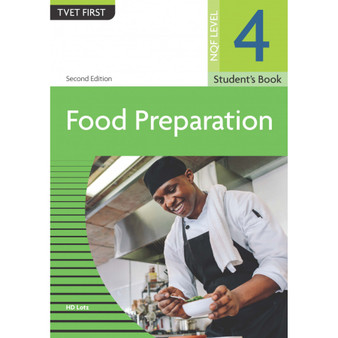 TVET First Food Preparation NQF Level 4 Student's Book (2nd edition) - ISBN 9781779972453
