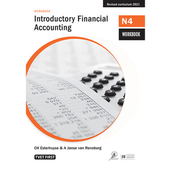 TVET First Introductory Financial Accounting N4 Workbook - ISBN 9781430809425