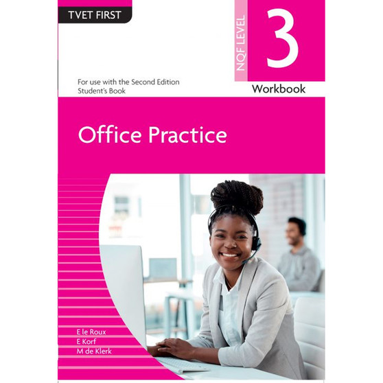 TVET First Office Practice NQF Level 3 Workbook (2nd edition) - ISBN 9781991450272