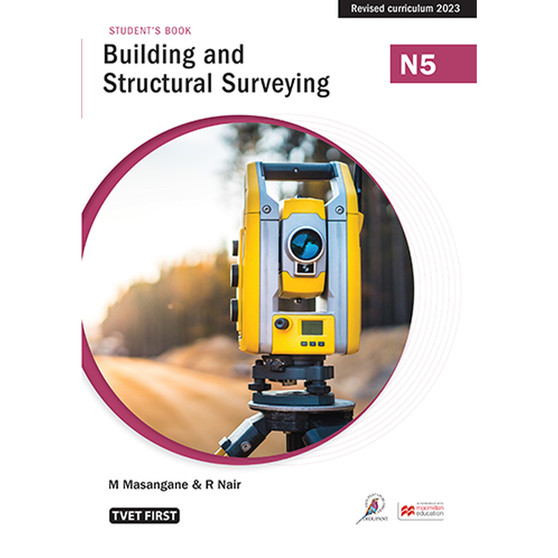 DIGITAL - TVET First Building and Structural Surveying N5 Student's eBook (MEE e-reader) - ISBN 9781779974709