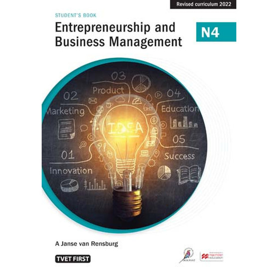DIGITAL - TVET First Entrepreneurship and Business Management N4 Student's eBook (MEE e-reader) - ISBN 9781430810742