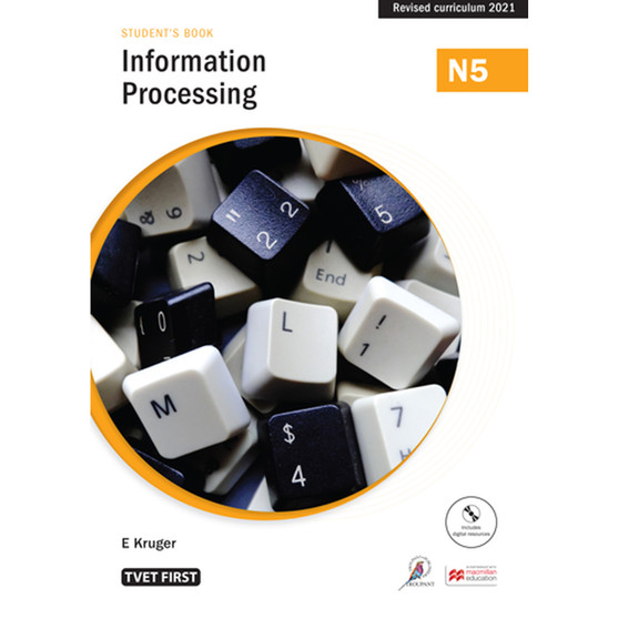 DIGITAL - TVET First Information Processing N5 Student's eBook (MEE e-reader) - ISBN 9781776337453