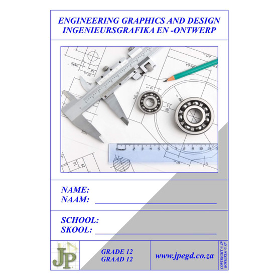 JPEGD Engineering Graphics & Design Grade 12 Workbook (10th edition) - ISBN 9781037066160