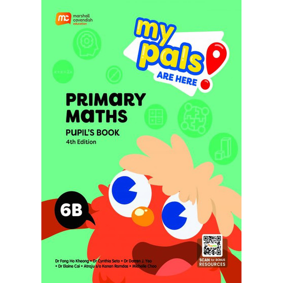 Marshall Cavendish My Pals Are Here! Primary Maths Grade 7 Pupil's Book 6B (4th edition) - ISBN 9789815259407