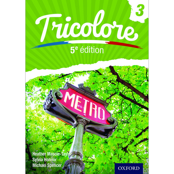 Oxford IGCSE Tricolore 3 Student Book (5th edition) - ISBN 9781408524244