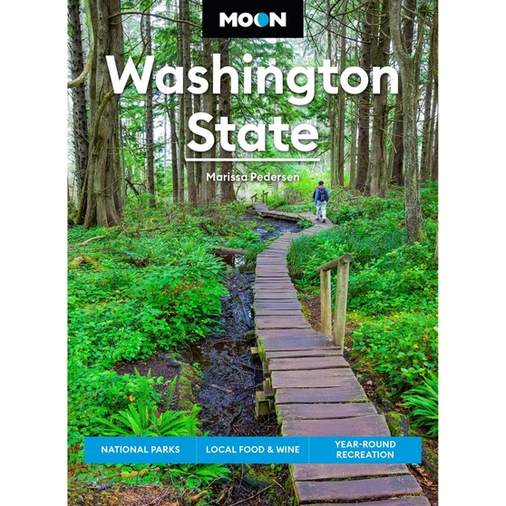 Moon Washington State: National Parks, Local Food & Wine, Year-Round Recreation (1st edition) - ISBN 9798886470864