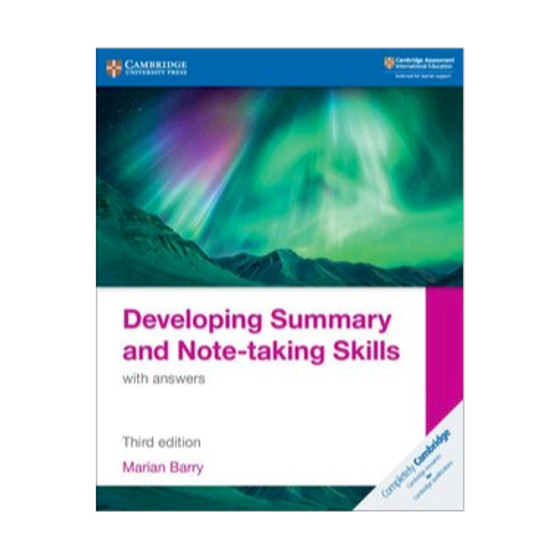 Cambridge Developing Summary and Note-taking Skills with Answers - ISBN 9781108811330