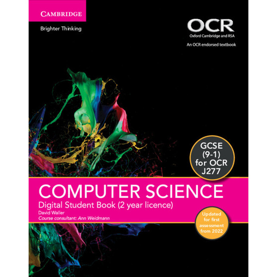 DIGITAL - GCSE Computer Science for OCR Digital Student Book (2 Years) Updated Edition - ISBN 9781108812559