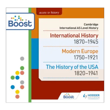 Hodder Cambridge International AS Level History Boost - ISBN 9781398341012