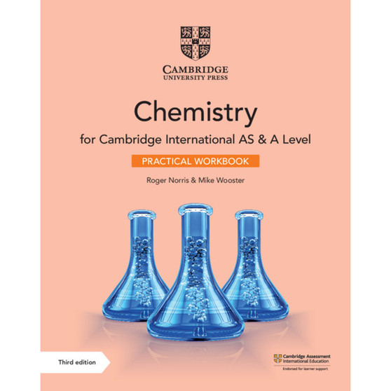 SALE - Cambridge International AS & A Level Chemistry Practical Workbook - ISBN 9781108799546