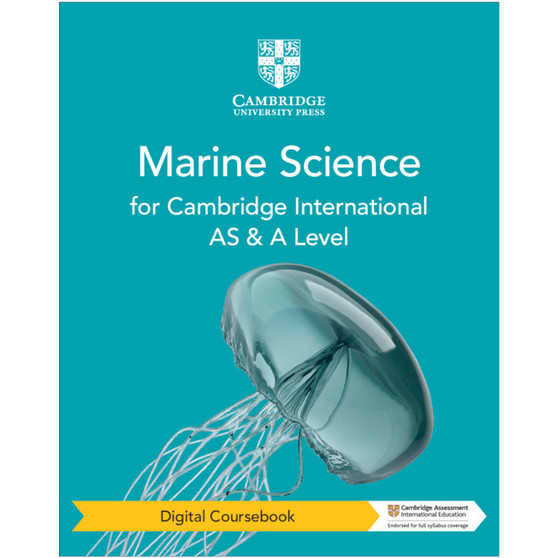 Cambridge International AS & A Level Marine Science Digital Coursebook (2 Years) - ISBN 9781108791427