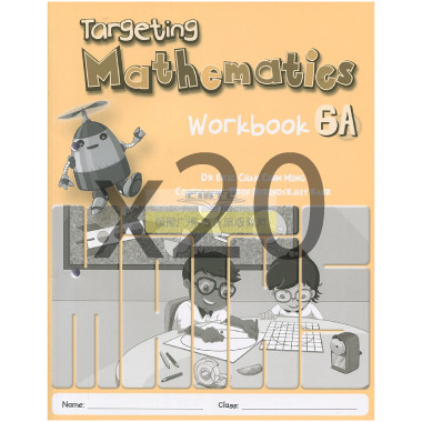 Targeting Mathematics 6A Class Pack of 20 (20 × Workbooks) - ISBN 9780190757212