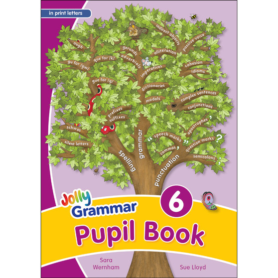 SALE - Jolly Phonics Grammar 6 Pupil Book: In Print Letters (British English edition) - ISBN 9781844145157