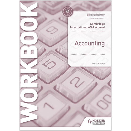 Hodder Cambridge International AS and A Level Accounting Workbook - ISBN 9781398317543