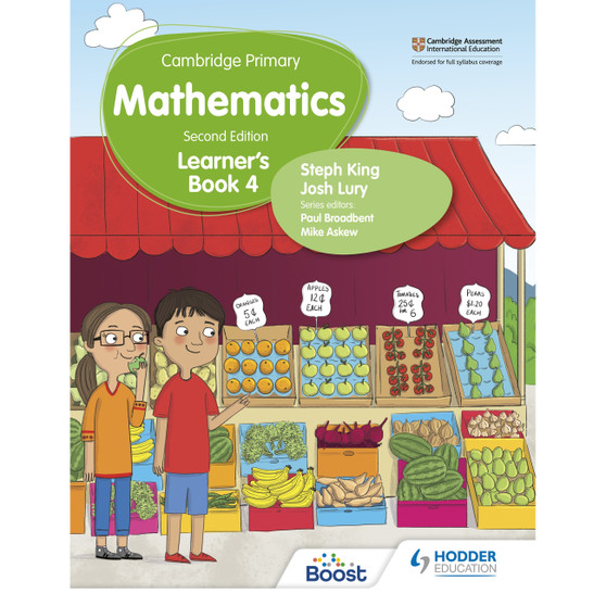 Hodder Cambridge Primary Maths Learner's Book 4 (2nd edition) - ISBN 9781398301023