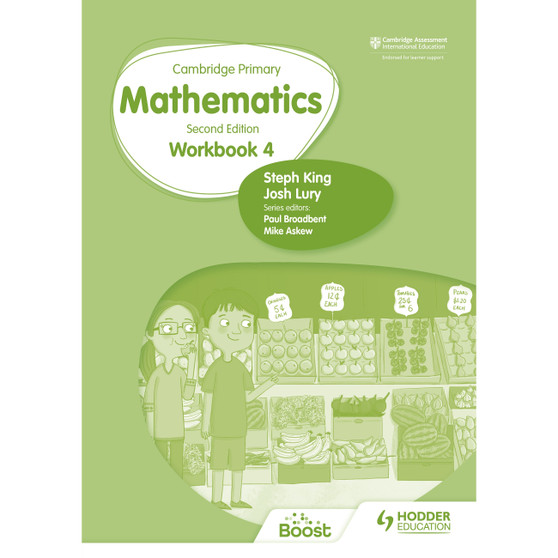 Hodder Cambridge Primary Maths Workbook 4 (2nd edition) - ISBN 9781398301207