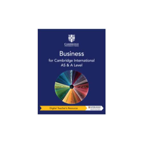 Cambridge International AS & A Level Business Digital Teacher's Resource - ISBN 9781108940689