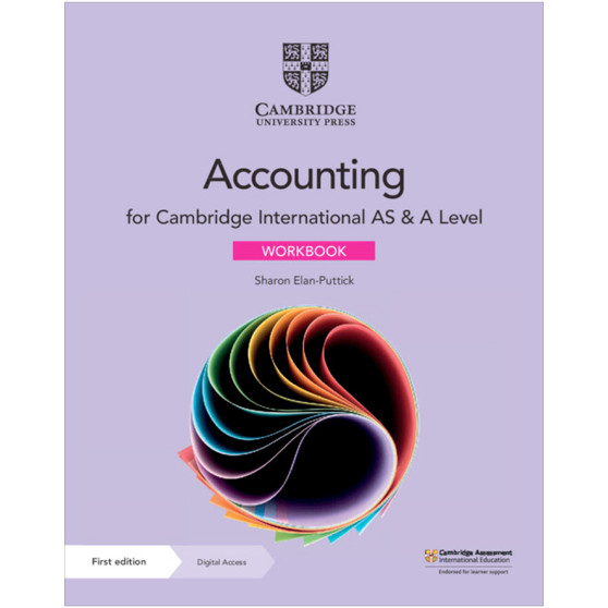 Cambridge International AS & A Level Accounting Workbook with Digital Access (2 Years) - ISBN 9781108828710