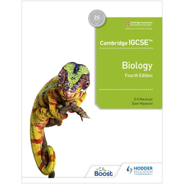 DIGITAL - Hodder Cambridge IGCSE Biology Boost eBook (4th edition) - ISBN 9781398310711