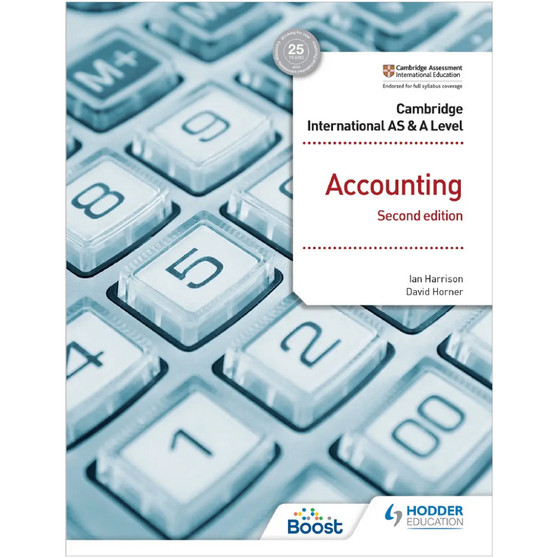 DIGITAL - Hodder Cambridge International AS and A Level Accounting Boost eBook (2nd edition) - ISBN 9781398317260