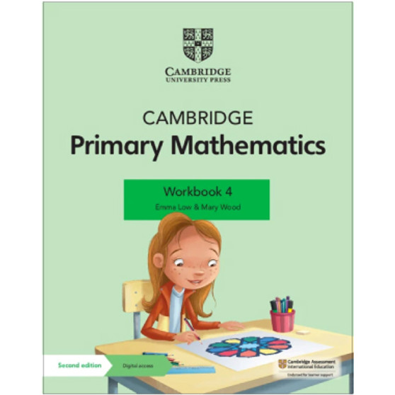 Cambridge Primary Mathematics Workbook 4 with Digital Access (1 Year) - ISBN 9781108760027