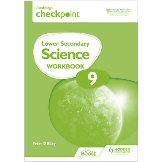 Hodder Cambridge Checkpoint Lower Secondary Science Workbook 9 - ISBN 9781398301436