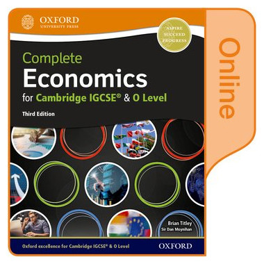 DIGITAL - Oxford Complete Economics for Cambridge IGCSE® and O Level Online Student Book - ISBN 9780198409793