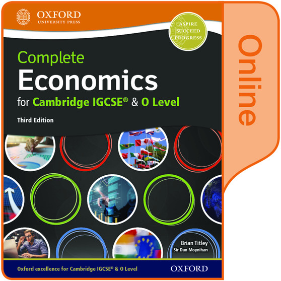 DIGITAL - Oxford Complete Economics for Cambridge IGCSE® and O Level Online Student Book - ISBN 9780198409793