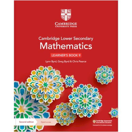 Cambridge Lower Secondary Mathematics Learner’s Book 9 with Digital Access (1 Year) - ISBN 9781108783774
