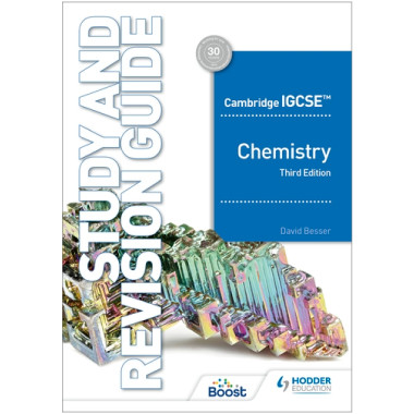 Hodder Cambridge IGCSE™ Chemistry Study and Revision Guide (3rd edition) - ISBN 9781398361362