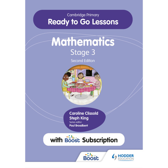 Hodder Cambridge Primary Ready to Go Lessons for Mathematics 3 with Boost Subscription Teacher's Resource (2nd edition) - ISBN 9781398351271