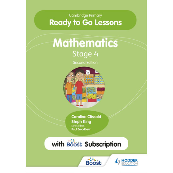 Hodder Cambridge Primary Ready to Go Lessons for Mathematics 4 with Boost Subscription Teacher's Resource (2nd edition) - ISBN 9781398351288