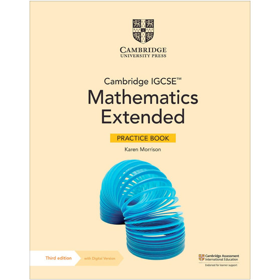 Cambridge IGCSE™ Mathematics Extended Practice Book with Digital Version (3rd edition) - ISBN 9781009297974