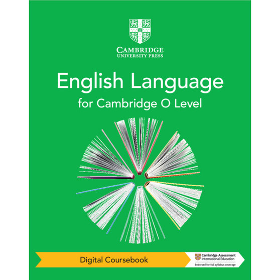 DIGITAL - Cambridge O Level English Language Digital Coursebook (2 Years) - ISBN 9781009150118