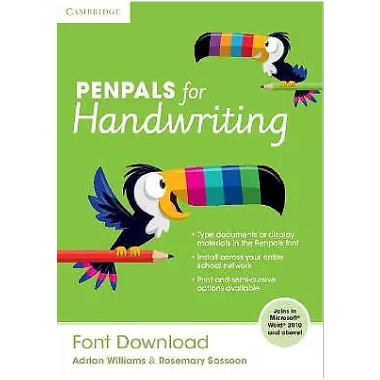 DIGITAL - Penpals for Handwriting Font Download - ISBN 9781009332408